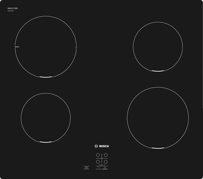 Изображение Bosch Serie 2 PUG611AA5E hob Black Countertop 60 cm Zone induction hob 4 zone(s)