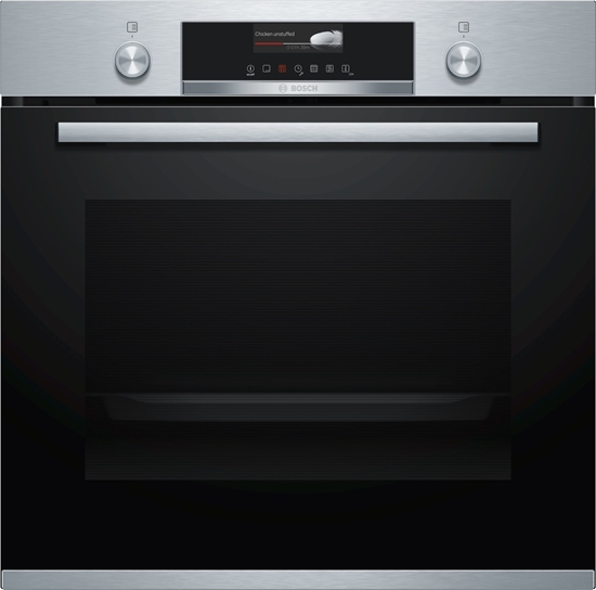 Picture of Bosch Serie 6 HBG579BS0 oven 71 L A Black, Stainless steel