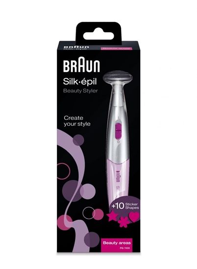 Изображение Braun | Shaver | SilkFinish FG1100 | Number of power levels 1 | AAA | Pink