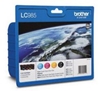 Изображение Brother LC985VALBPDR ink cartridge 4 pc(s) Original Black, Cyan, Magenta, Yellow