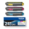 Изображение Brother TN-241CMY toner cartridge 3 pc(s) Original Cyan, Magenta, Yellow