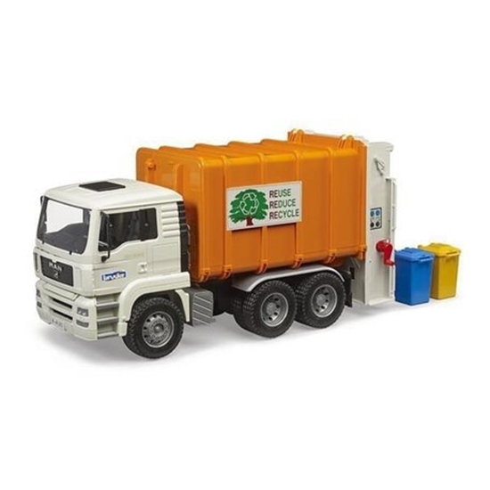 Изображение Bruder MAN TGA Garbage Truck