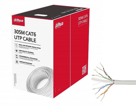 Изображение CABLE CAT6 UTP 305M WHITE/PFM920I-6UN-C-V2 DAHUA