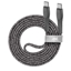 Attēls no CABLE USB-C TO USB-C 1.2M/GREY PS6105 GR12 RIVACASE