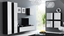 Изображение Cama Living room cabinet set VIGO 24 black/white gloss