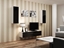 Изображение Cama Living room cabinet set VIGO 7 white/black gloss
