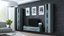 Attēls no Cama Living room cabinet set VIGO NEW 12 grey/grey gloss