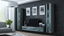 Attēls no Cama Living room cabinet set VIGO NEW 3 grey/grey gloss