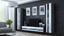 Attēls no Cama Living room cabinet set VIGO NEW 3 grey/white gloss