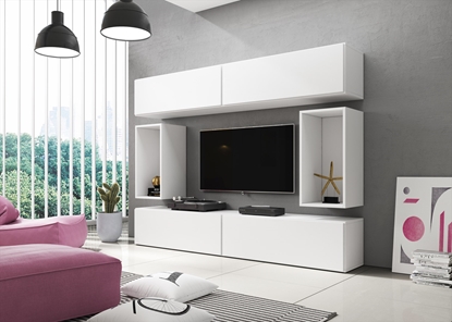 Attēls no Cama living room furniture set ROCO 1 (4xRO1 + 2xRO4) white/white/white
