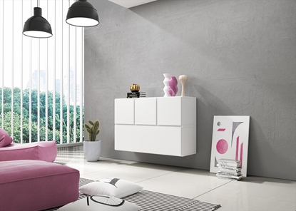 Attēls no Cama living room furniture set ROCO 13 (RO1 + 3xRO5) white/white/white