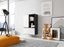 Изображение Cama living room furniture set ROCO 17 (2xRO3 + 2xRO6) black/black/white