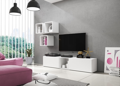 Изображение Cama living room furniture set ROCO 8 (2xRO3 + 4xRO6) white/white/white