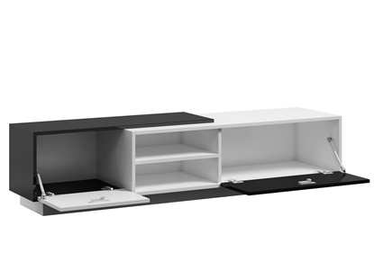 Изображение Cama TV cabinet SIGMA1 180 white/black gloss