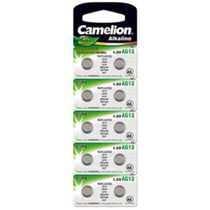 Attēls no Camelion | AG13/LR44/357 | Alkaline Buutoncell | 10 pc(s)