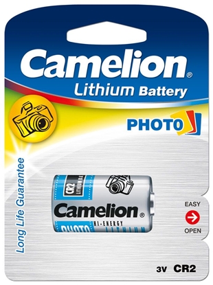 Изображение Camelion | CR2-BP1R | CR2 | 850 mAh | Lithium | 1 pc(s)