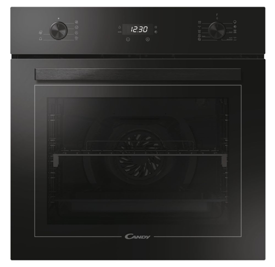 Picture of Candy | Oven | FCM996NRL | 70 L | Multifunctional | Aquactiva/Pyrolysis | Mechanical and electronic | Steam function | Height 59.5 cm | Width 59.5 cm | Black