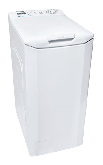 Изображение Candy | Washing Machine | CST 26LET/1-S | Energy efficiency class D | Top loading | Washing capacity 6 kg | 1200 RPM | Depth 60 cm | Width 41 cm | Display | LED | Near Field Communication (NFC) | White