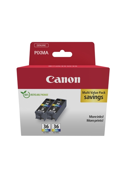 Изображение Canon CLI-36 Color Twin Pack