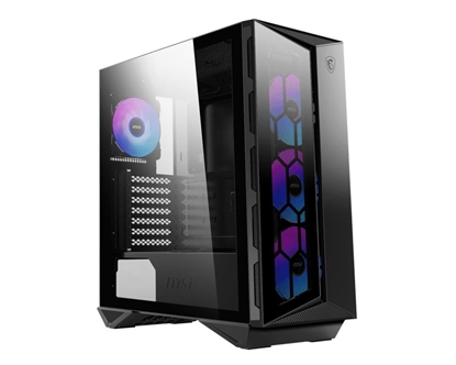 Picture of Case|MSI|MPG GUNGNIR 110R|MidiTower|Case product features Transparent panel|Not included|ATX|MicroATX|MiniITX|Colour Black|MPGGUNGNIR110R