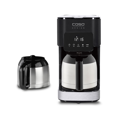 Изображение Caso | Coffee Maker with Two Insulated Jugs | Taste & Style Duo Thermo | Drip | 800 W | Black/Stainless Steel