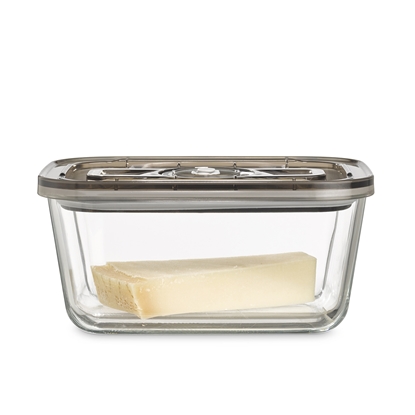Picture of Caso | Glass Vacuum Container with Plastic Lid | VacuBoxx Eco L | Transparent