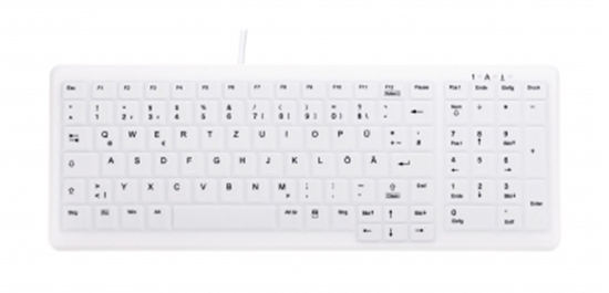 Picture of CHERRY AK-C7000 keyboard USB QWERTZ German White