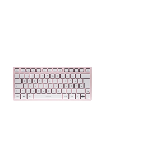 Изображение CHERRY KW 7100 MINI BT keyboard Bluetooth QWERTZ German Pink