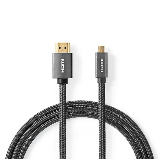 Picture of CVTB34700GY20 High Speed HDMI™ Cable with Ethernet-HDMI™ maler | HDMI™ Micro male | 4K@60H | 2.00 m