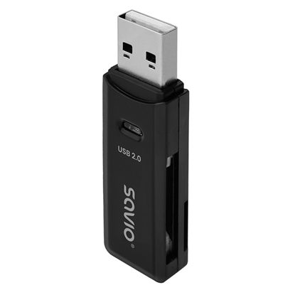 Изображение Czytnik kart SD, USB 2.0, 480 Mbps, AK-63 