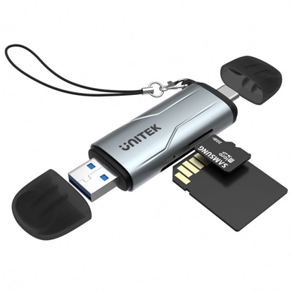 Picture of Czytnik Unitek Unitek Czytnik kart SD/microSD USB-A 5Gbps/USB-C