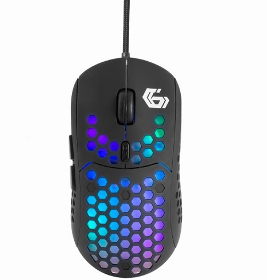 Изображение Datorpele Gembird USB Gaming RGB Backlighted Mouse Black