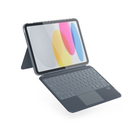 Изображение Dėklas su klaviatūra EPICO iPad 10,9" (2022), pilkas