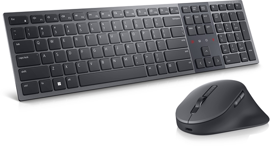 Изображение DELL KM900 keyboard Mouse included RF Wireless + Bluetooth QWERTY Nordic Graphite