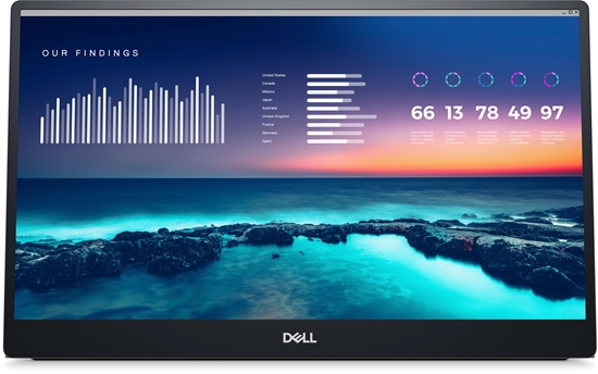 Picture of DELL P Series P1424H LED display 35.6 cm (14") 1920 x 1080 pixels Full HD LCD Touchscreen Grey