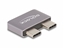 Изображение Delock Adapter USB 40 Gbps USB Type-C™ 2 x male to 2 x female port saver metal