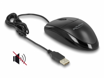 Изображение Delock Optical USB Desktop Mouse – Silent