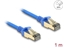 Attēls no Delock RJ45 Network Cable Cat.8.1 F/FTP Slim 1 m blue