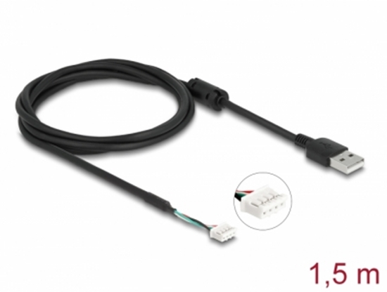 Изображение Delock USB 2.0 Connection Cable for 4 pin Camera modules V7 1.5 m
