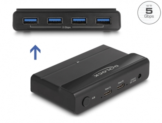 Изображение Delock USB 5 Gbps Switch 4 x Device and 2 x Host