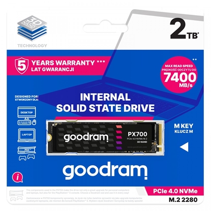 Изображение GOODRAM SSD PX700 M.2 PCIe 4x4 2TB