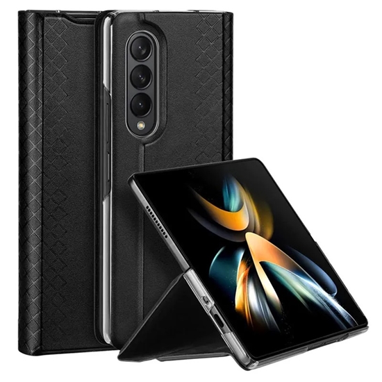 Picture of Dux Ducis Bril sērijas Magnētiskās fiksācijas sāniski atverams maks priekš Samsung Galaxy Fold 4 F936B Black