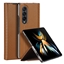 Picture of Dux Ducis Bril sērijas Magnētiskās fiksācijas sāniski atverams maks priekš Samsung Galaxy Z Fold 4 F936B Brown