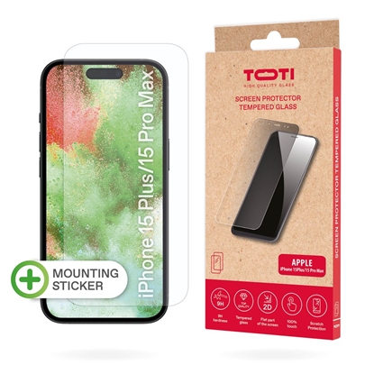 Изображение Toti SCREEN PROTECTION IPHONE 15PLUS/15PROMAX