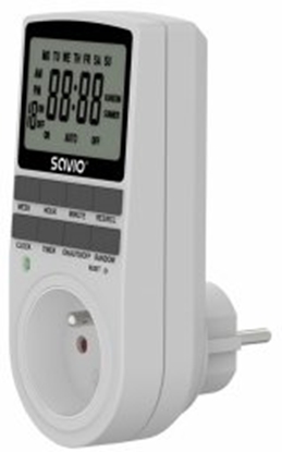 Изображение Elektriskais taimeris Savio Timer with LCD Screen