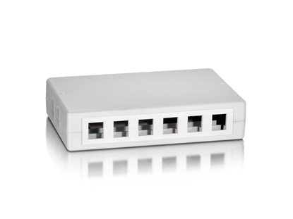 Attēls no Equip 12-Port Keystone Jack Surface Mount Box