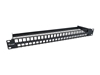 Picture of Equip 48-Port Keystone Cat.6 Unshielded Patch Panel, Black