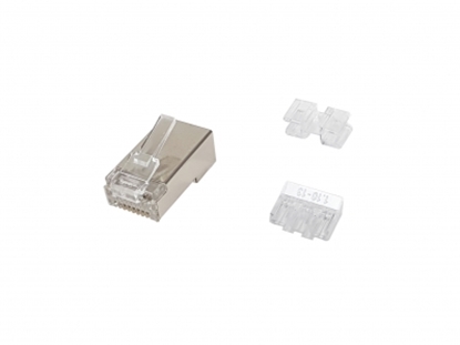 Attēls no Equip Cat.6A RJ45 Shielded Plug, 100pcs/pack