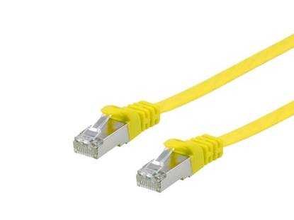 Attēls no Equip Cat.6A U/FTP Flat Patch Cable, 10.0m, Yellow