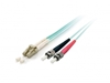 Picture of Equip LC/ST Fiber Optic Patch Cable, OM3, 15m